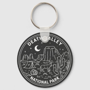 Death Valley National Park Sand Dunes Monoline   Keychain