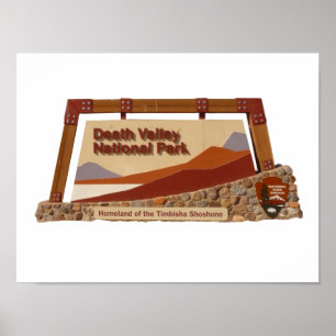 Death valley National Park sign