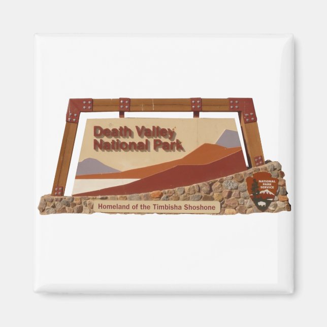Death valley National Park sign Magnet (Front)