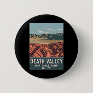 Death Valley National Park Vintage Camping Hiking  2 Inch Round Button