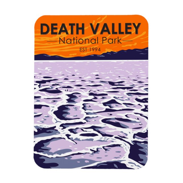  Death Valley National Park Vintage Magnet (Vertical)