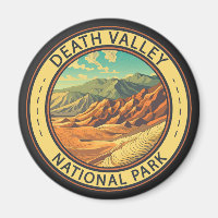Death Valley National Park Vintage Travel Art