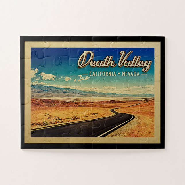 Death Valley National Park Vintage Travel Jigsaw Puzzle (Horizontal)