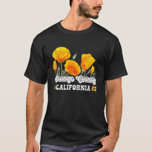 Death Valley ORANGE COUNTY CALIFORNIA Golden Poppy T-Shirt