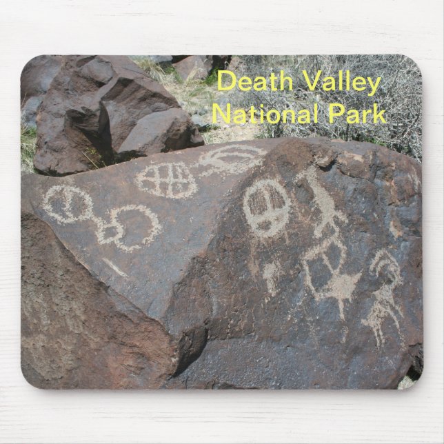 Death Valley Petroglyphs Mousepad (Front)