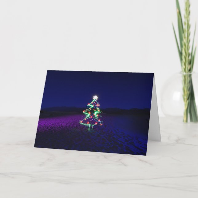 Death Valley Xmas Tree Holiday Card (Front)