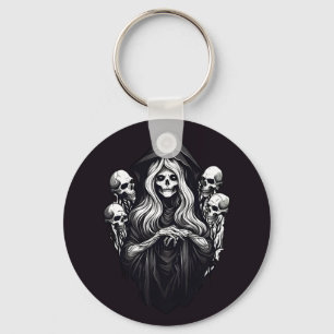 Death with skulls keychain