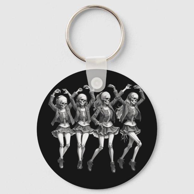 Death Women Dance Keychain (Front)