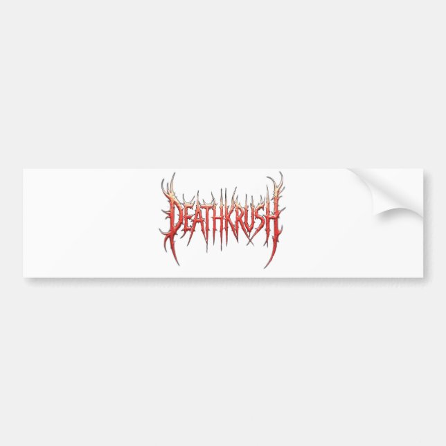 Deathcrush - Carsticker Bumper Sticker (Front)