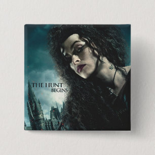Deathly Hallows - Bellatrix Lestrange 2 2 Inch Square Button