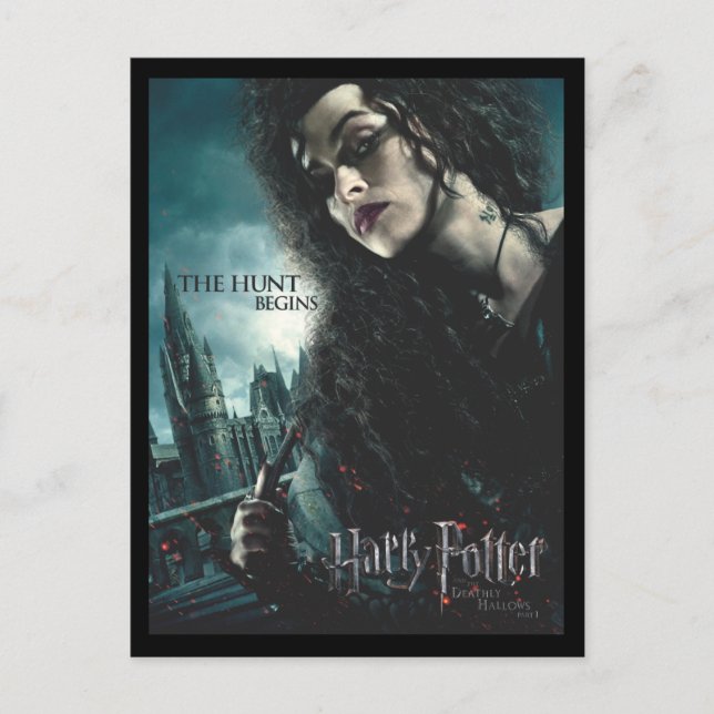 Deathly Hallows - Bellatrix Lestrange 2 Postcard (Front)