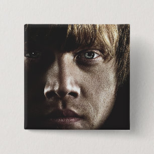 Deathly Hallows - Ron 2 Inch Square Button