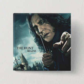 Deathly Hallows - Snape 2 Inch Square Button