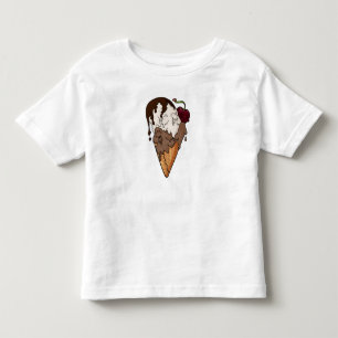 Deathly Sweet Classic Skull Ice Cream Toddler T-shirt