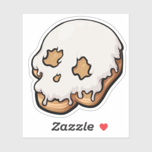 Deathly Sweet Skull Doughnut
