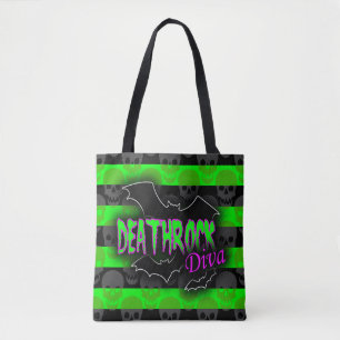 Deathrock Diva Tote Bag