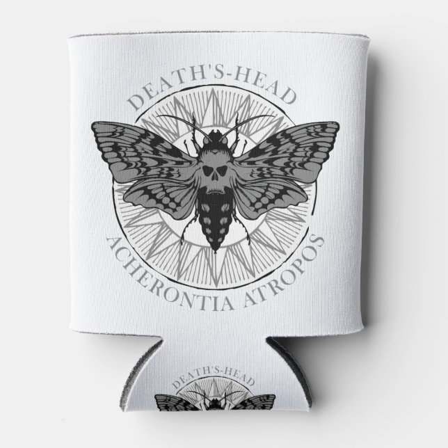 deaths head hawk moth can cooler (Front)