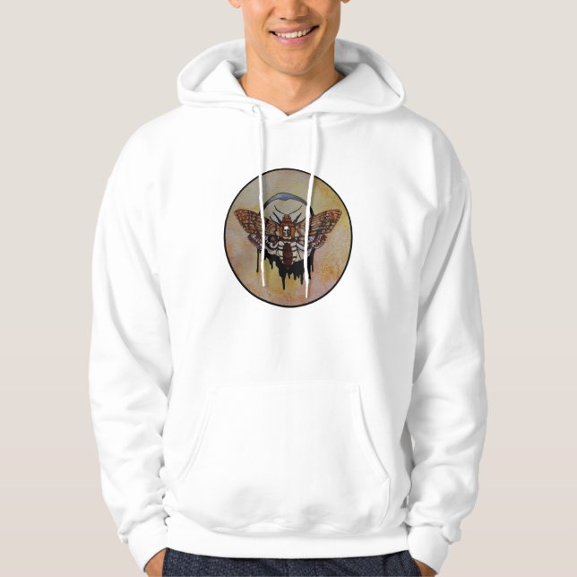 Death's Head Hawk Moth  Hoodie (Front)