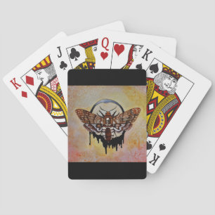 Death's Head Hawk Moth Playing Cards