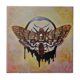 Death's Head Hawk Moth Tile
