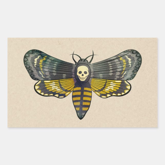 Death's-head hawkmoth sticker (Front)