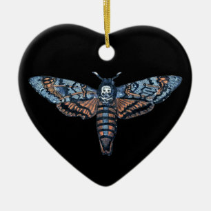 Death's Head Moth, aka Sphinx atropo moth Ceramic Ornament