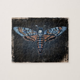 Death's Head Moth, aka Sphinx atropo moth Jigsaw Puzzle