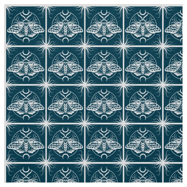 Death's Head Moth Fabric (Swatch)