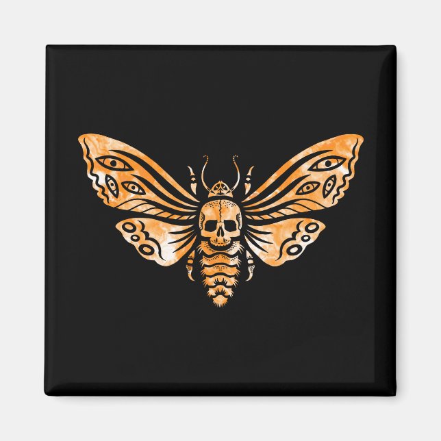 Death's Head Moth  Magnet (Front)