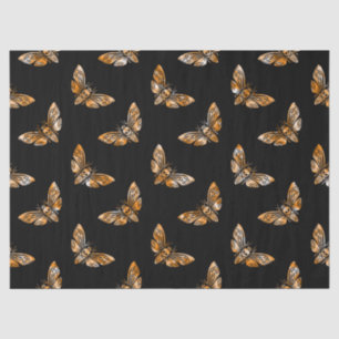Death's Head Moth Pattern Tissue Paper