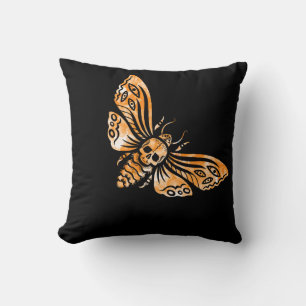 Death's Head Moth Throw Pillow