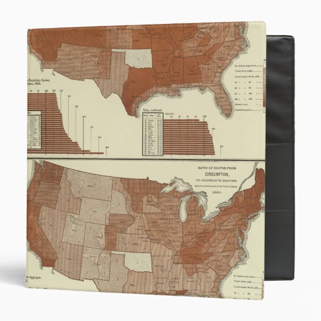 Deaths, respiratory system, consumption binder (Front/Inside)