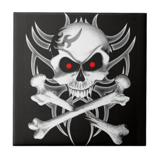 Death's Skull and Crossbones Tile