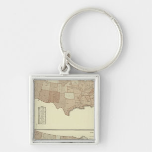 Deaths, whooping cough, measles keychain