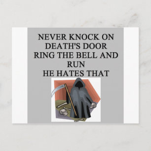death'sdoorbell postcard