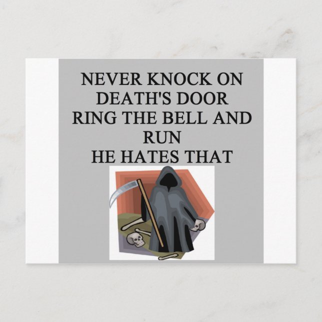 death'sdoorbell postcard (Front)