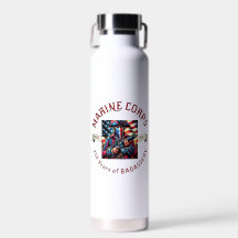 Badasserie de l'USMC Bouteille isolée