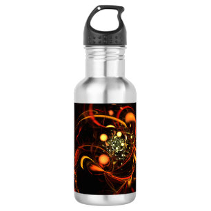 D'eau Bouteille d'art Abstrait Heartbeat