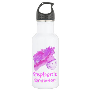 D'eau Bouteille de boissons rose et blanche pour filles