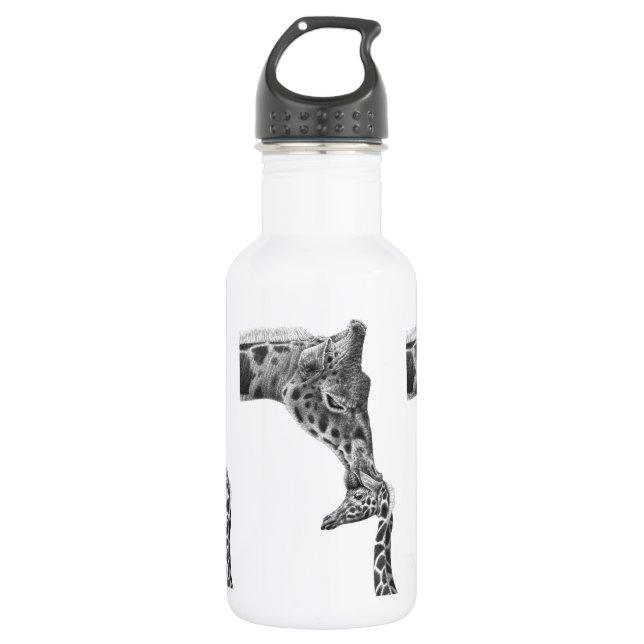 D'eau Bouteille de liberté de girafe et de veau (Devant)