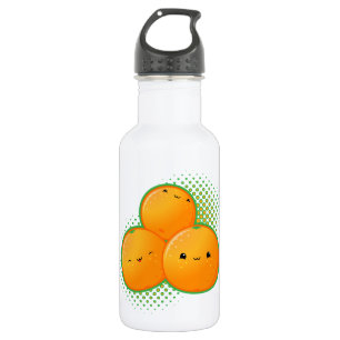 D'eau Bouteille de liberté d'oranges de Kawaii