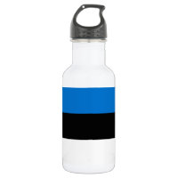 Bouteille Liberty avec drapeau d'Estonie