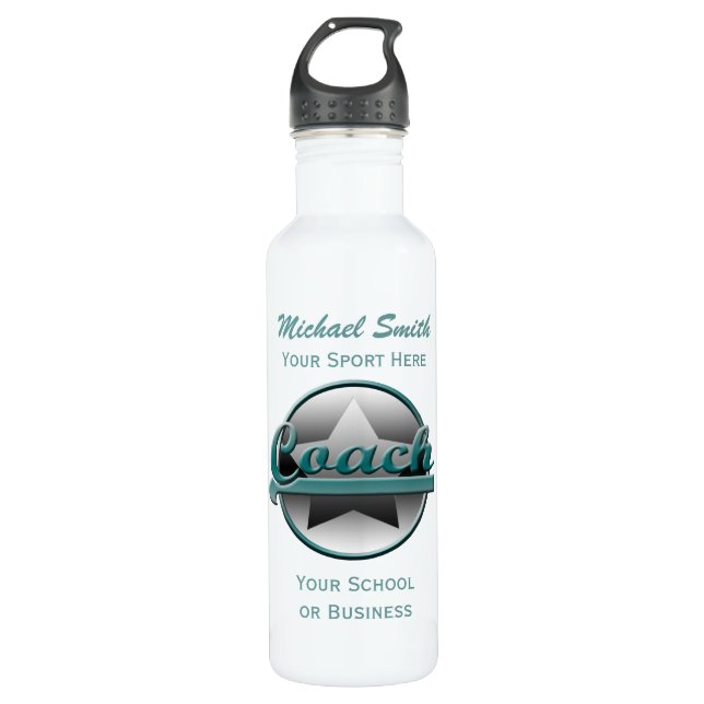 D'eau Bouteille Liberty de l'entraîneur Aqua et Grey Sta (Devant)