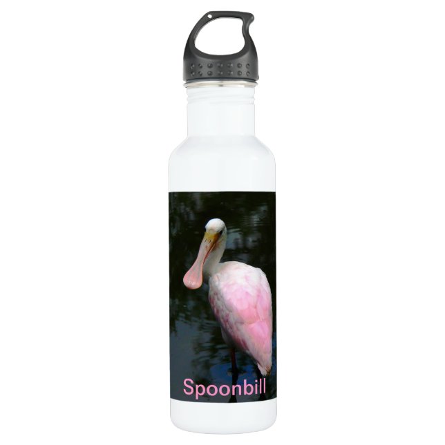 D'eau Bouteille Liberty, Oiseau de Spoonbill Roseatte (Devant)