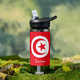 D'eau Bouteille tunisienne, Drapeau patriotique tunisien
