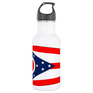 D'eau Drapeau de l'Ohio Bouteille de la liberté