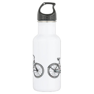 D'eau En Acier Inoxydable Bouteille de vélo Retro