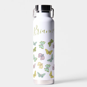 D'eau Fille papillons bouteille rose