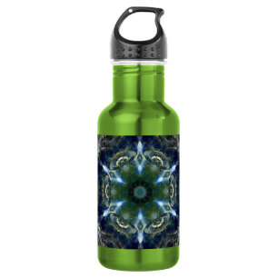 D'eau Folk Mandala Bouteille en acier inoxydable