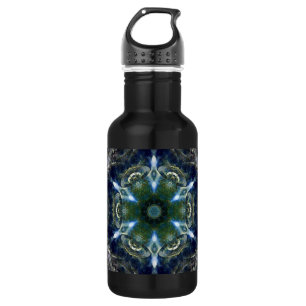 D'eau Folk Mandala Bouteille en acier inoxydable